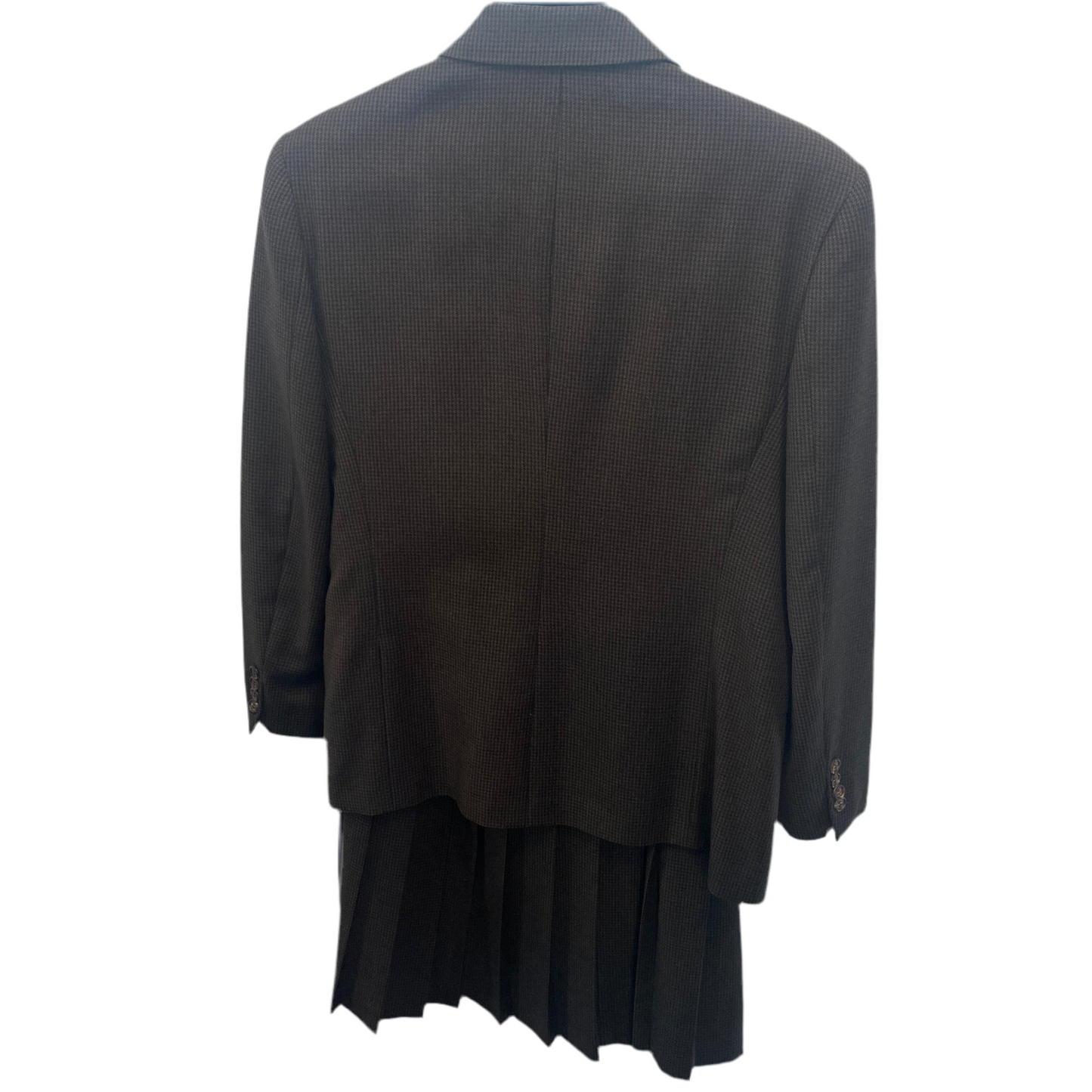 Jos. A. Bank Brown Tweed 2 Piece Skirt Suit Set