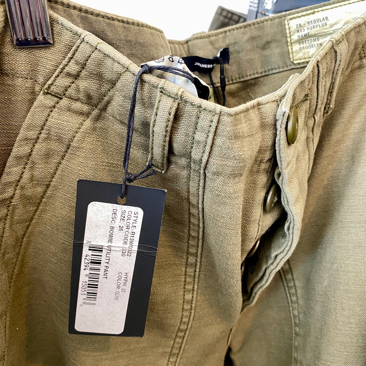 R13 Bowie Utility Pant