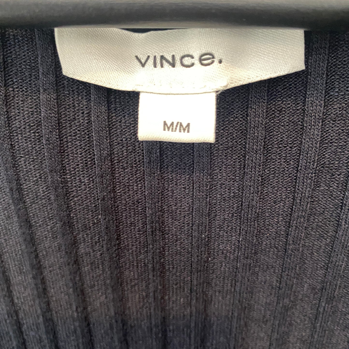 Vince Ribbed Body Con Maxi Dress