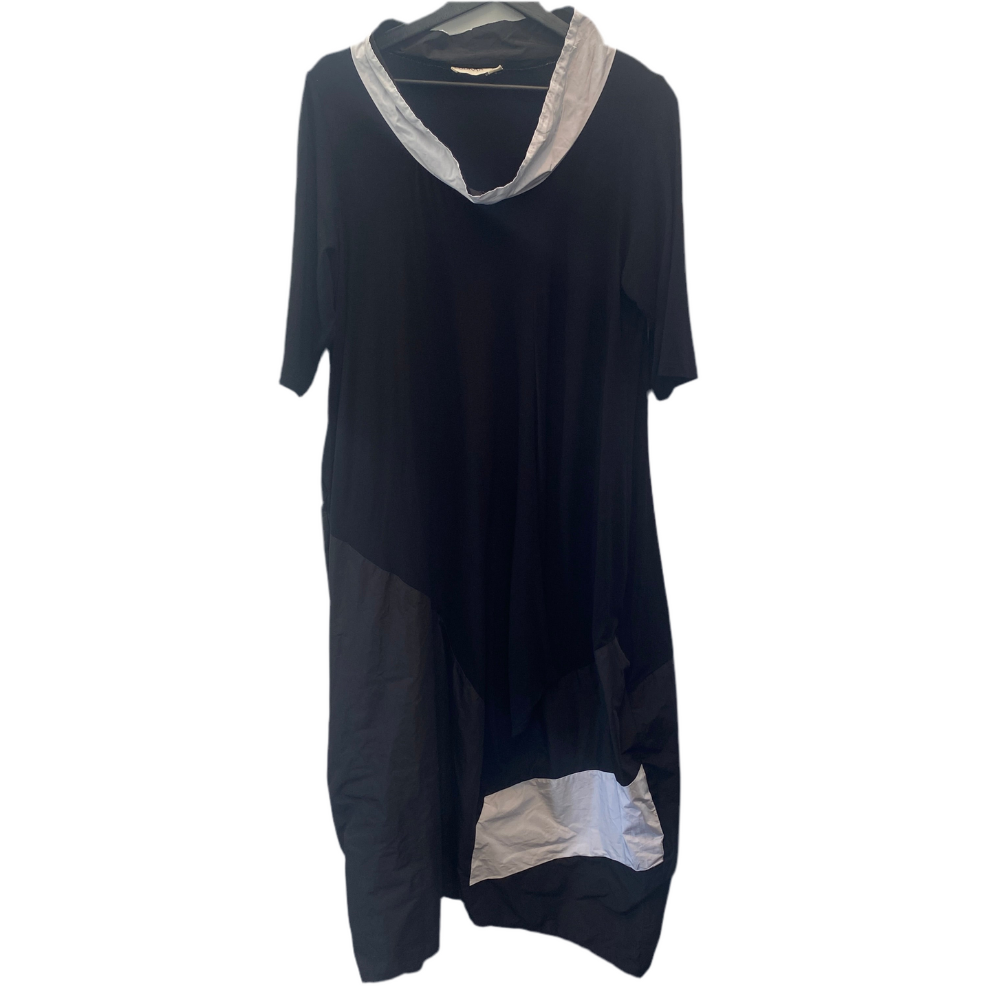 Luukaa 3/4 Sleeve Color Block Dress