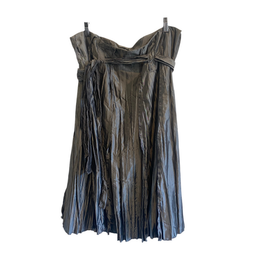 Promiss Grey Midi Skirt
