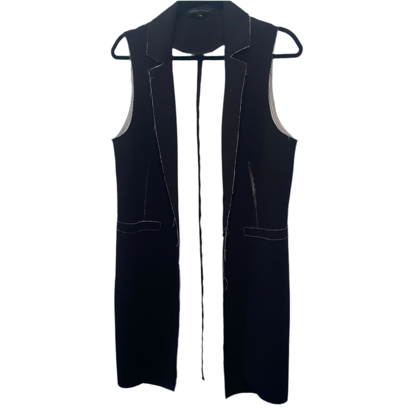 Hot and Delicious Raw Edge Vest